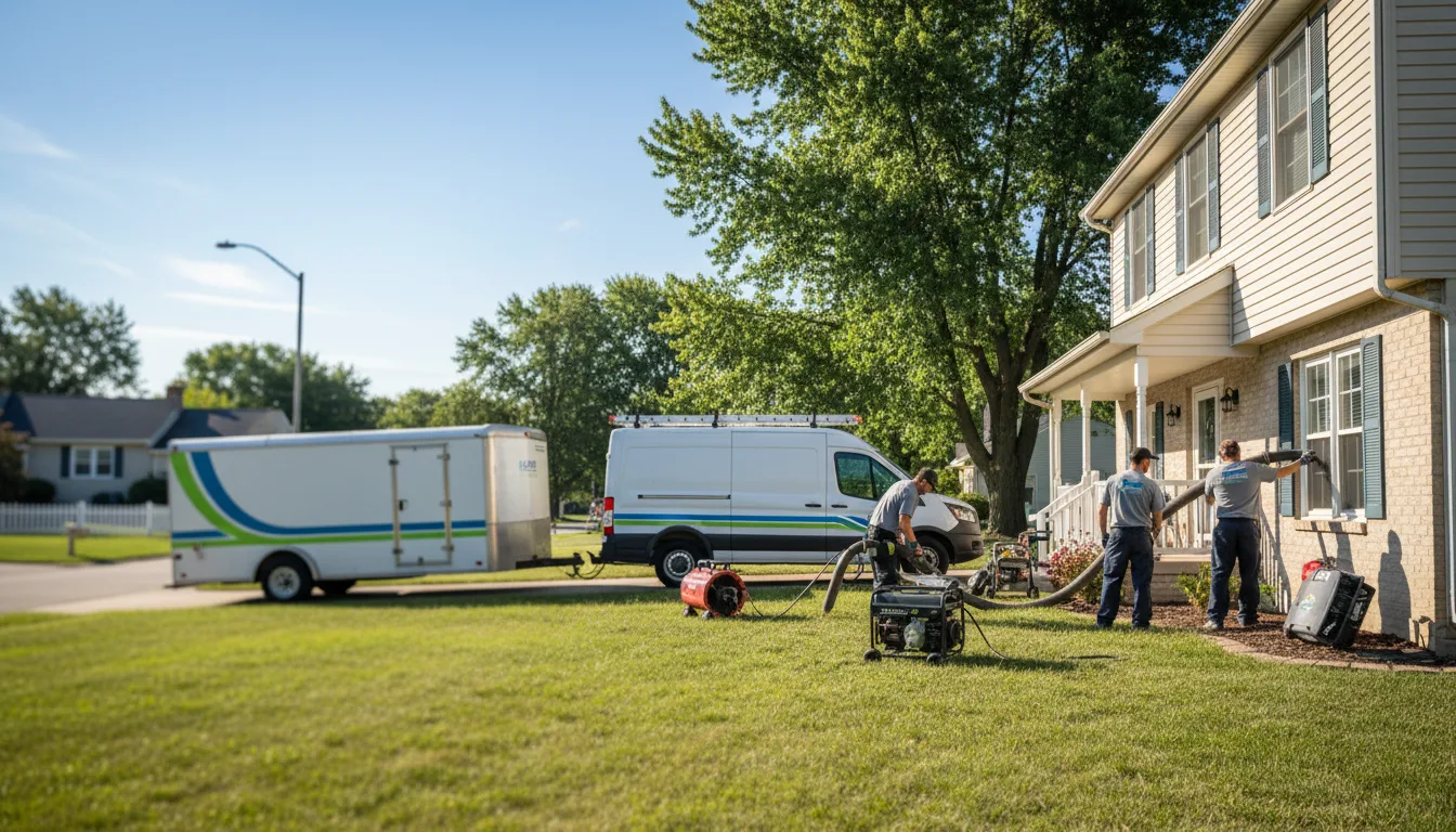 Flooded Basement Restoration And Cleanup With Repair in Sturgis, MI near me